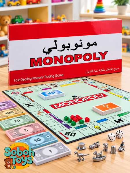 لعبة مونوبولي العقارات والتجارة