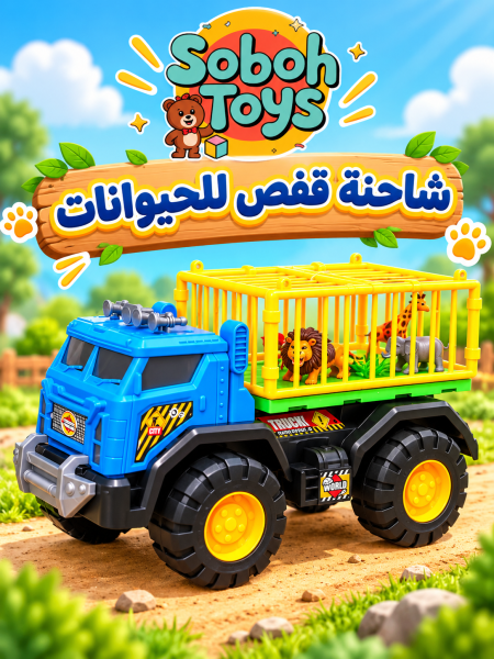 شاحنة قفص للحيونات