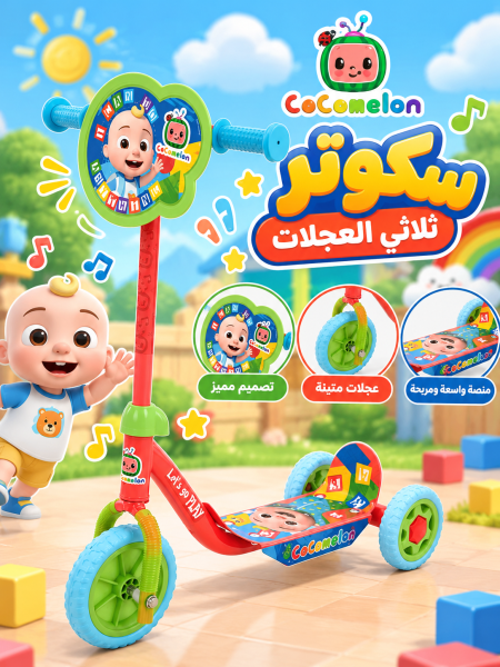 سكوتر كوكوميلون ثلاثي العجلات