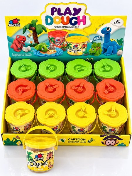 مجموعة Play Dough بأغطية على شكل زهرة